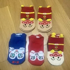 アンパンマン キッズ靴下 5足セット
