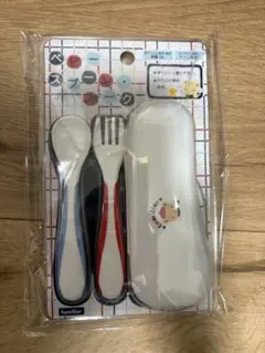 familiar ベビースプーン・フォークセット ケース付