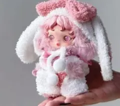 スカルパンダ　もこもこ うさ耳　ぬいぐるみ 服 ぬい服 着せ替え コスチューム