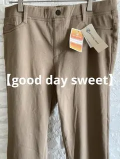 ☆新品☆【good day sweet】 ニットスキニーパンツ ベージュ3L