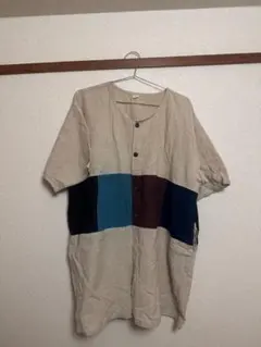 チチカカ シャツ 100%コットン マルチカラー