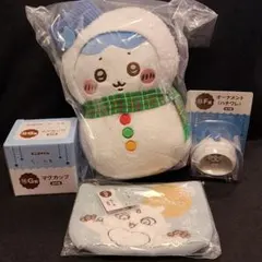 【新品】エニマイくじ ちいかわ 2025 ハチワレ3点セット(D賞ポーチ付き)