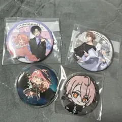 カラフルピーチ 缶バッジ 4個セット