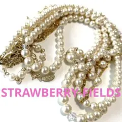 【美品】ストロベリーフィールズ   ネックレス　レディース　結婚式　パーティー