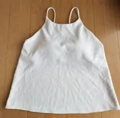 ユニクロ　クレープジャージーブラキャミソール　Sサイズ　ホワイト