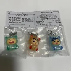 クレヨンしんちゃんめじるしアクセサリー みんなでくまパジャマ　3種類セット