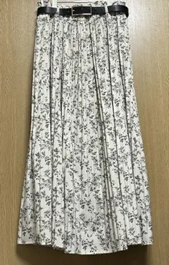 プリーツロングスカートレディースLサイズ