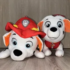 パウパトロール　マーシャル　2匹