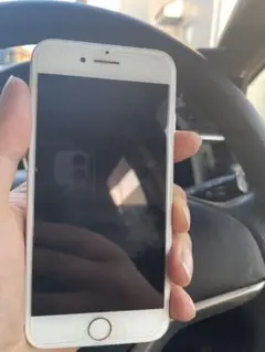 Apple iPhone シルバー ステッカーあり