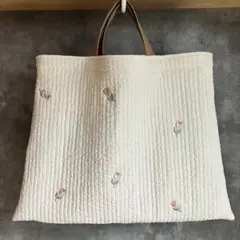 レッスンバック チューリップ ヌビ ハンドメイド 絵本バック