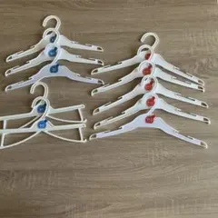 子供用ハンガー8本➕ズボン用ハンガー2本セット サイズ80 110