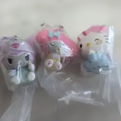 サンリオキャラクターズ　GRWMマスコットチャーム　キティ　マイメロ　クロミ