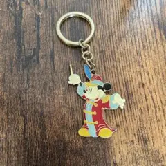 ディズニー　ミッキー　キーホルダー　レトロ
