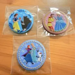 ディズニー刺繍缶バッジ　新品未使用