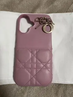DIORキルティングiPhoneケース　正規品16 袋付きお値下げ‼️早い者勝ち