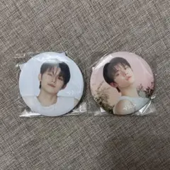 TXT ヨンジュン ポップアップ 缶バッジ 2個セット カプセルトイ