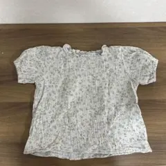 テータテート　花柄　半袖トップス　Tシャツ　110㎝