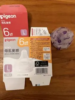 pigeon 哺乳瓶用乳首 Lサイズ １個入り