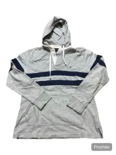 TOMMYHILFIGER パーカー　グレー　L