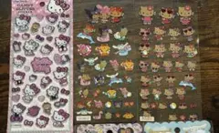 ハローキティ シールセット キャンディーグリッターシール 4サイズステッカー
