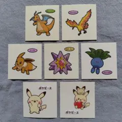 ポケットモンスター デコキャラシール・７枚セット
