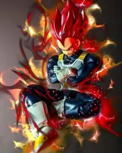 S.H.Figuarts ドラゴンボール ベジータ 本体 + ゴット改造ヘット