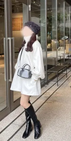 MUUET COTTON VELOUR BELL PANTS グレー - メルカリ