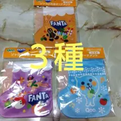Qooクー ファンタ ソックス巾着オーナメント ３種類 コカ・コーラ
