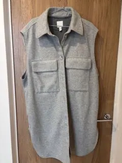 H&M グレー ノースリーブベスト