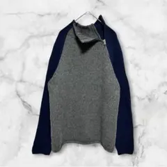 ユナイテッドカラーズオブベネトンニット セーター ジッパー付きイタリア製