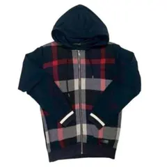 BLACK LABEL CRESTBRIDGE ジップパーカー ネイビーチェック - メルカリ