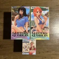 ワンピース ナミ&ロビン ワーコレニカ&ウタ4体セットのサムネイル