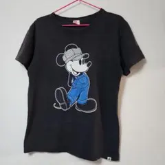 EDWIN ミッキーマウス 古着 Tシャツ