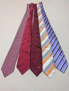 【シルク100%】ネクタイ 5本セット REMIZIO / ORIHICA 他