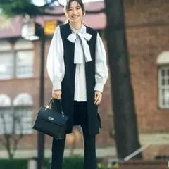 UNFILO BEAUTY MOVE ロングジレ　L ブラック