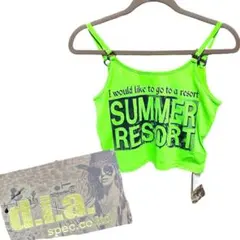 新品未使用　タグ付き　d.i.a タンクトップ　ギャル　派手　夏のサムネイル