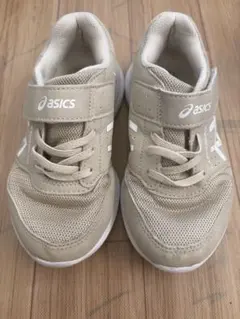 asics ベージュ スニーカー　１８センチ