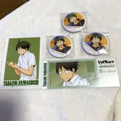 山口忠　5点セット　横断幕　缶バッジ　東武動物公園　ハイキューコラボ