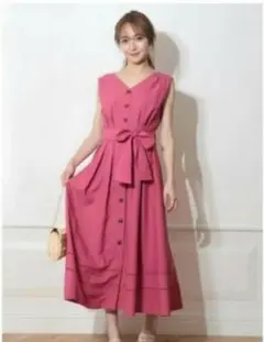 ノースリーブワンピース ロングワンピース