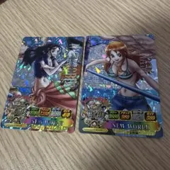 ワンピース ワンピーベリーマッチ カード 2枚セット ナミ ロビン