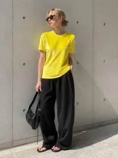 【美品】ENFÖLD VELOUR T-SHIRT 38 ベロア カットソーのサムネイル