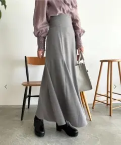 ♡MAJESTIC LEGON♡クラシカルレースアップフレアスカート