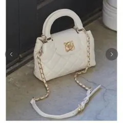 CoCo#様専用 【2WAY】変形ひねりキルティングミニショルダーバッグ