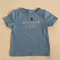 TOMMY HILFIGER 青 Tシャツ XXS