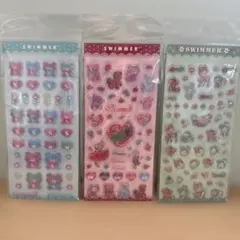 き*こ様 【正規品】【新品、未開封】SWIMMER PVC立体シール 3点セット