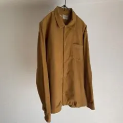 MUJI 無印良品　フランネルシャツ　ブラウン　M