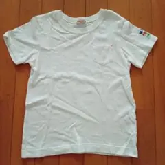 ミキハウス　Tシャツ　130　白　ホワイト