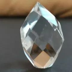 高品質　ブラジル産　水晶　多面カット　 クリアクォーツ　　　　透明感良い