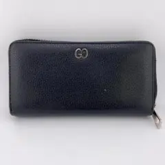 A1134 グッチ 長財布 ラウンドファスナー ジップアラウンド GGメタル