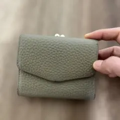グレー 三つ折り財布　mura